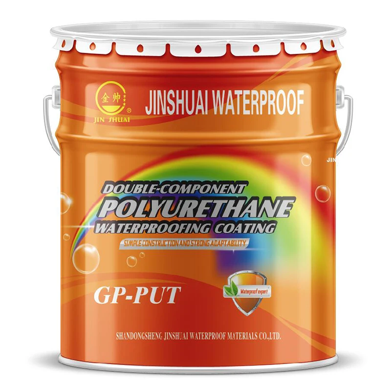 jinshuai two-component paint polyurethane waterproof liquid roof PU waterproof coating for waterproof construction