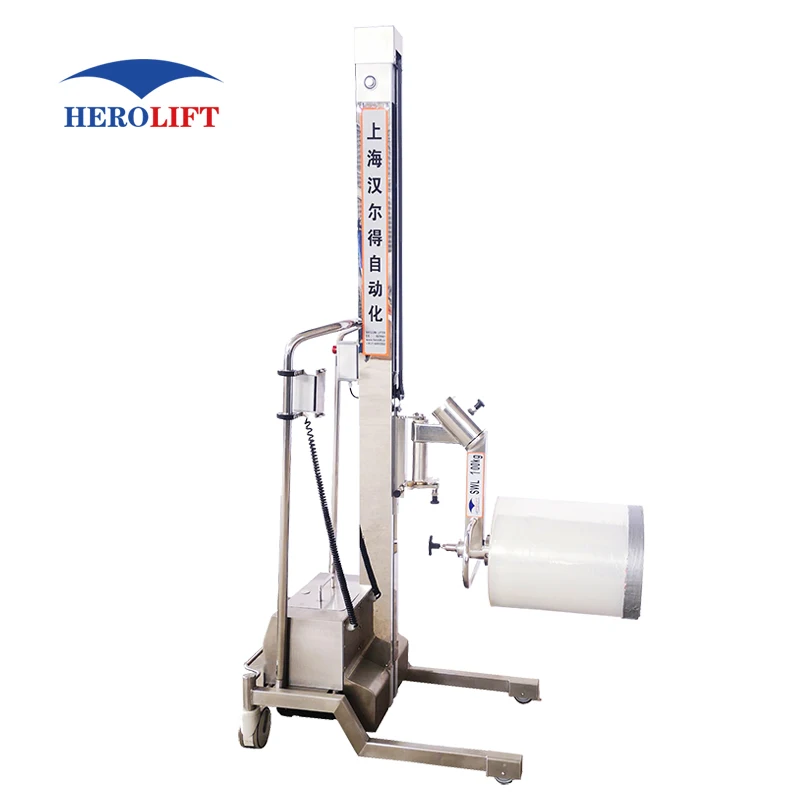 Hot sale light duty roll paper roller lift film reel lifter with lower price