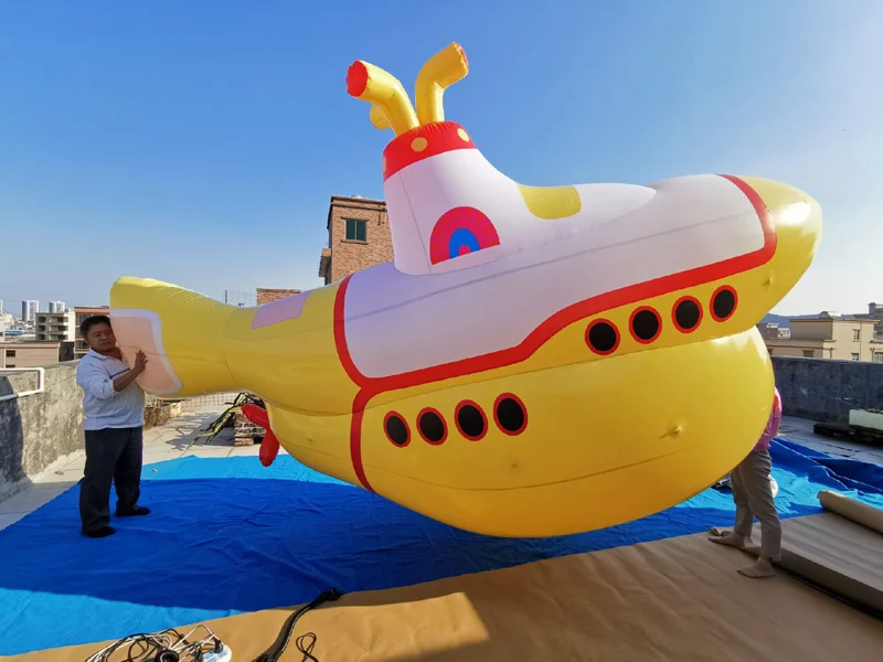 BeiLe customized PVC 4.5m Length inflatable airship for sales