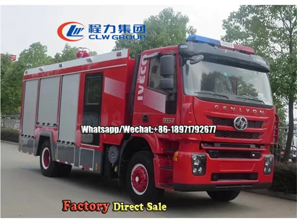 Factory low price 8000 Liters Foam Water Tank Fire Fighting Truck For Sale