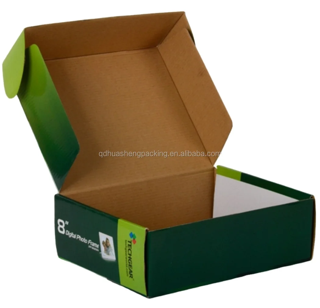 E Commerce Eco Friendly E-flute Cardboard Carton Recycled Corrugated Mailer Ship Corrugated Box Shipping Boxes