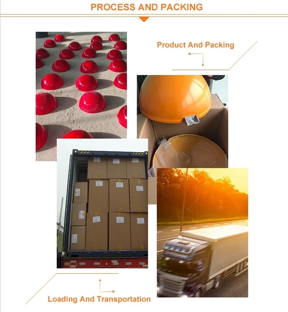 Factory Direct Fiberglass Red High Temperature Resistant Warning Sphere From