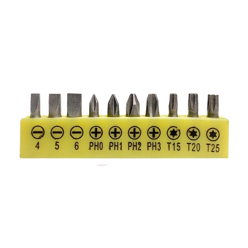 10PCS Mini Screwdriver Bits Set