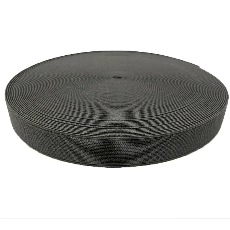 wholesale high speed elastic band rubber webbing strap 3/4' 1' 1.2' 1.5' 2'
