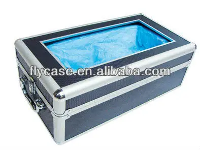 2022 Automatic Shoe Cover Dispenser With Aluminum Suitcase And Metal Core Machine Inside