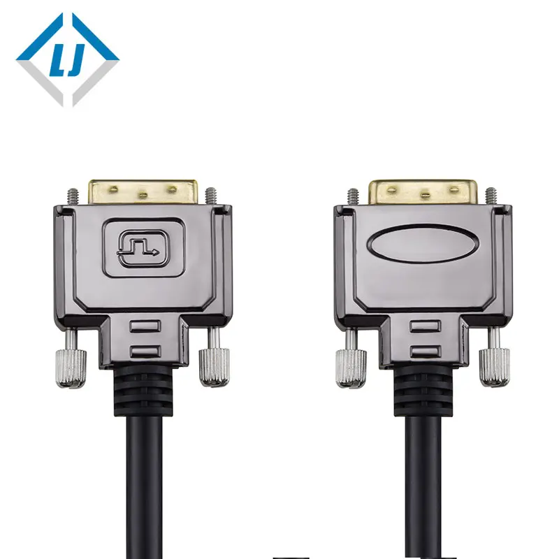 Высокая производительность 24 + 1 черный кабель dvi мужчин и dvi мужчин для продажи