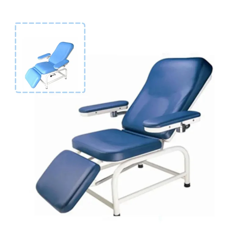 THR-XS105 Hospital Manual Blood Donation Chair Medical Blood Transfusion Chair