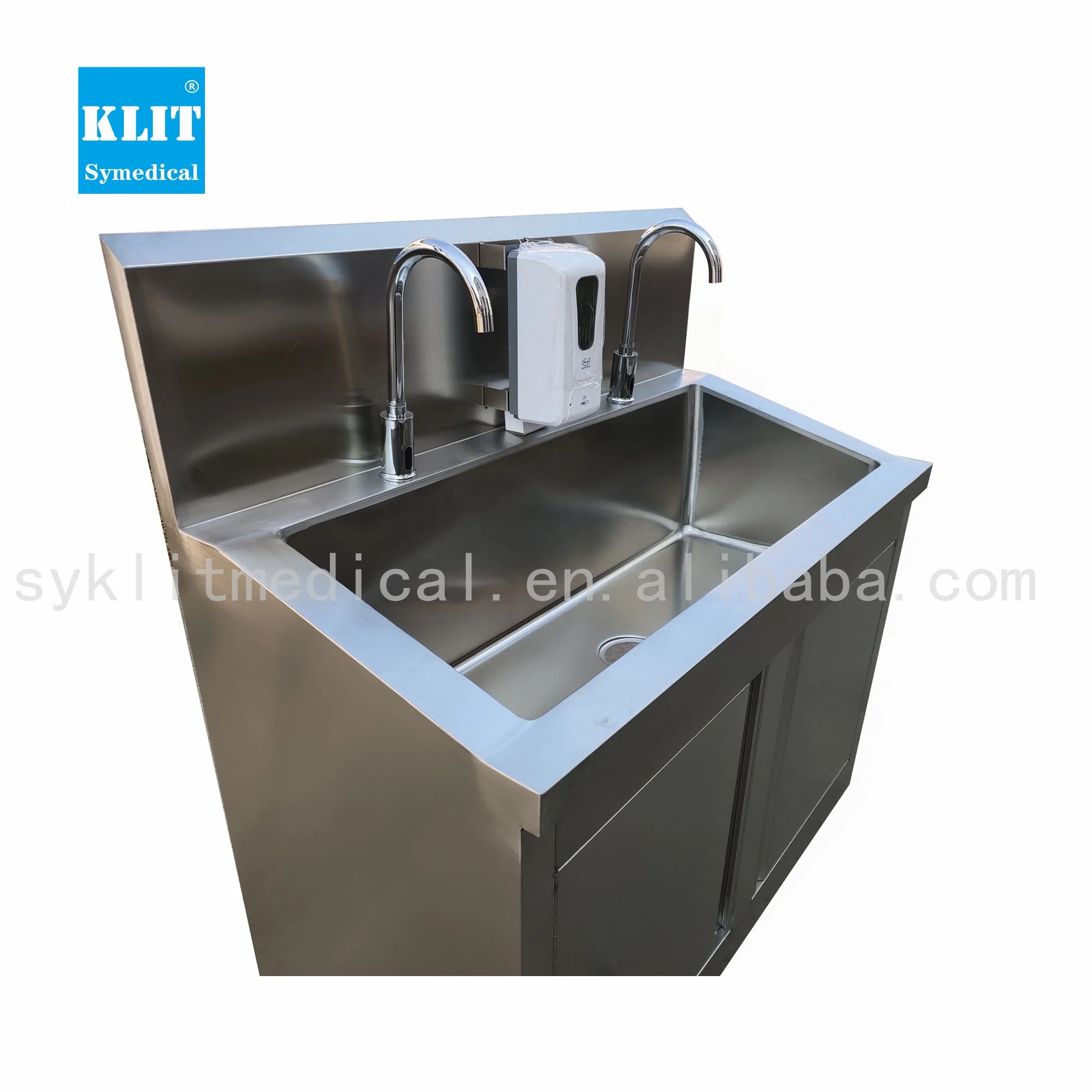 Laboratory operating room wash sink automatic induction disinfection stainless steel wash basin