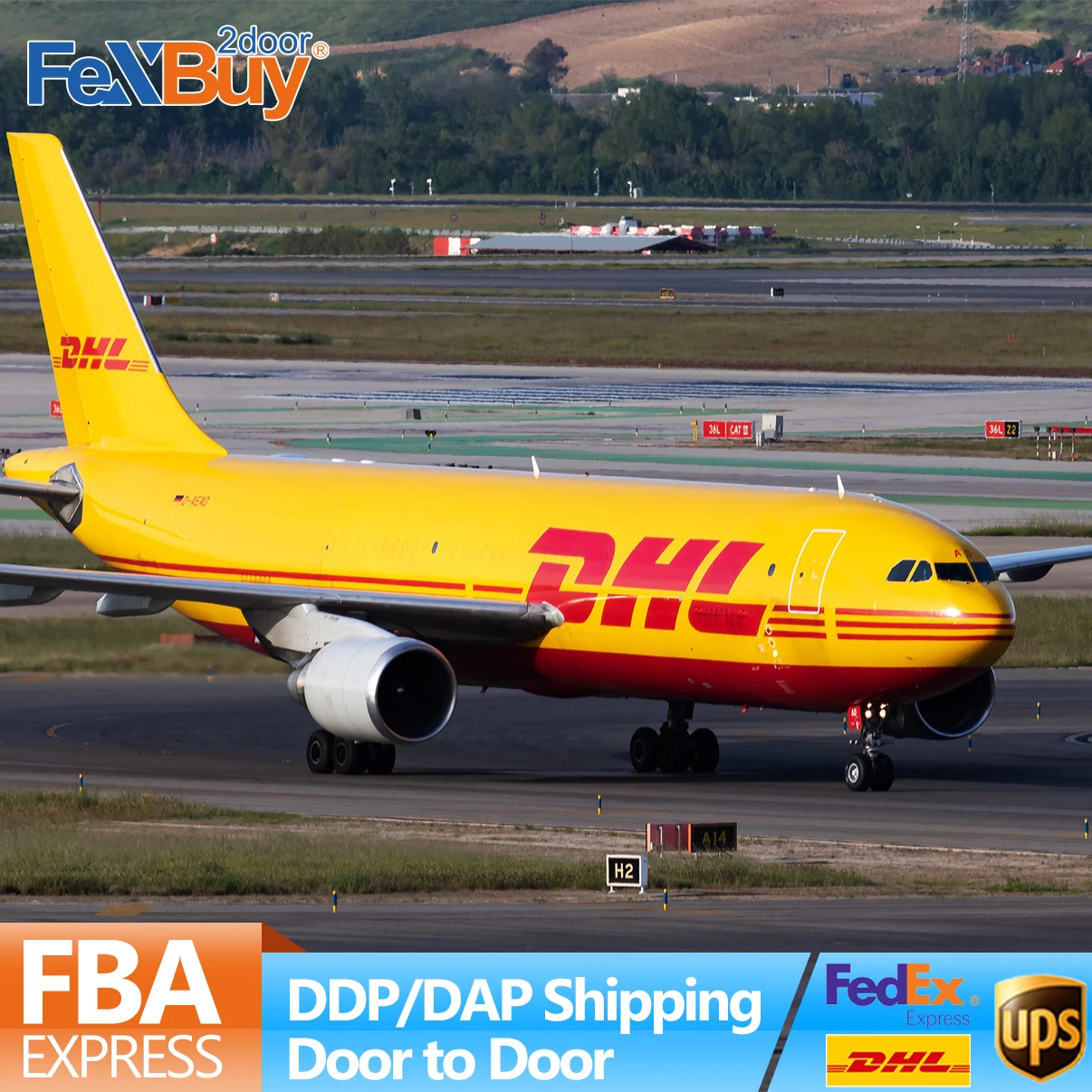 Dhl доставка авиаперевозок услуги экспедитора агент Китая в Германии/Великобритания/Франция/США по dhl express