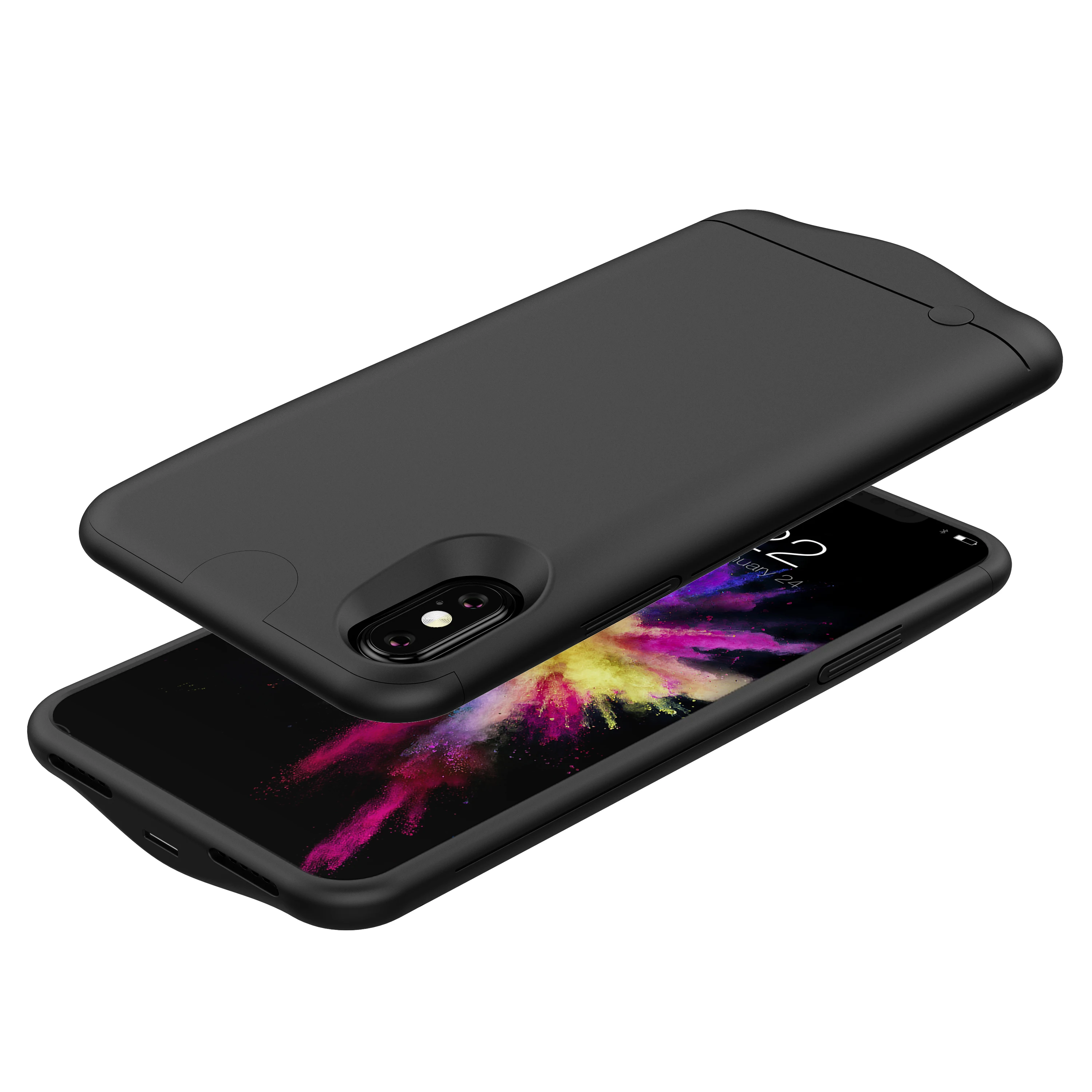  Новое поступление чехол для iPhone XS MAX XR 6 7 8 Plus тонкий умный мобильного телефона с зарядным