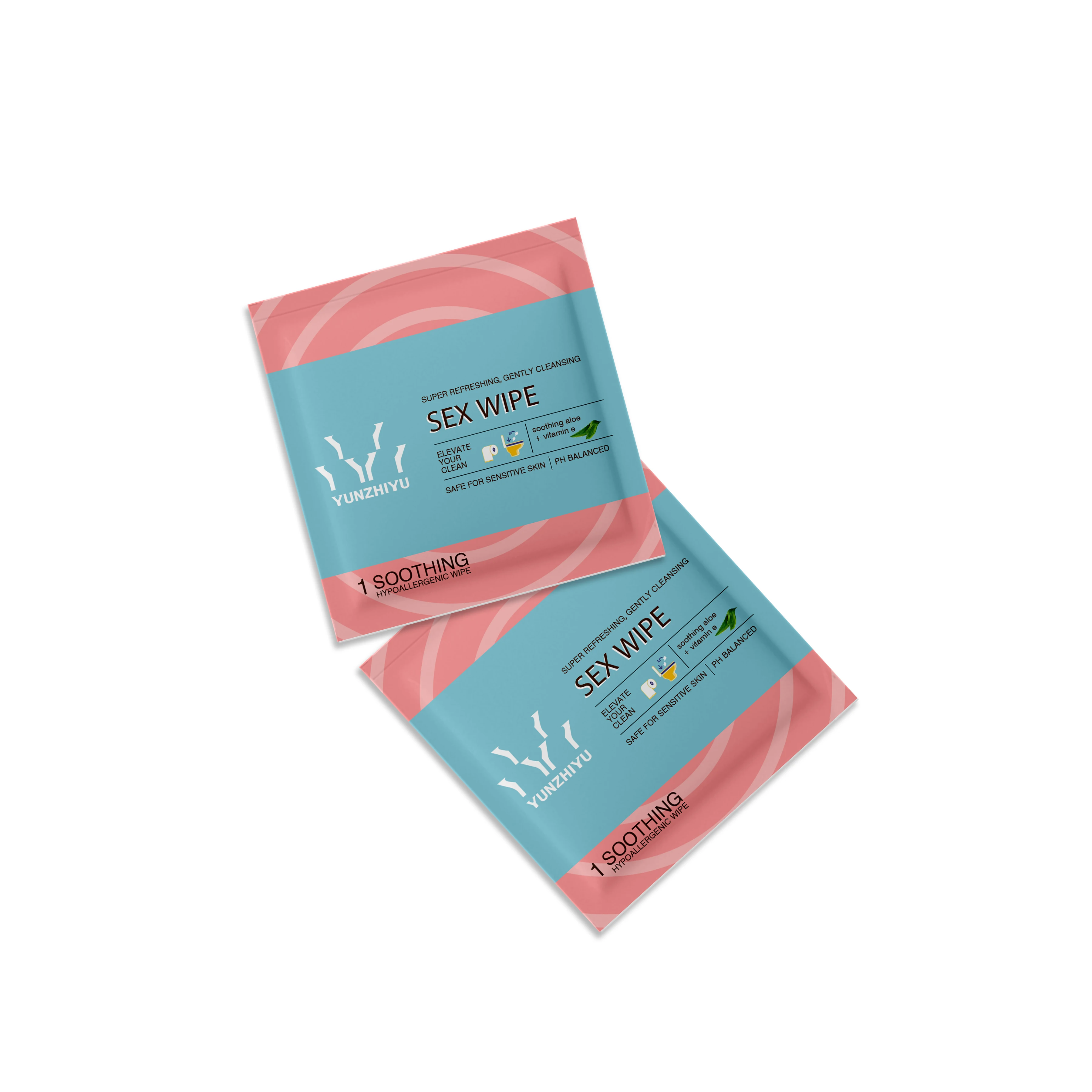 OEM Hygiene Products Individually Wrapped Cleansing Intimate Feminine Wipes