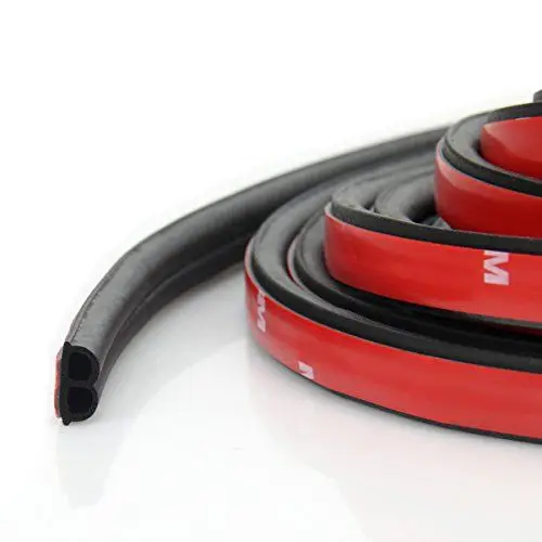 3M Tape D/B/P Shape Car Door Soundproof Rubber Seal Strip