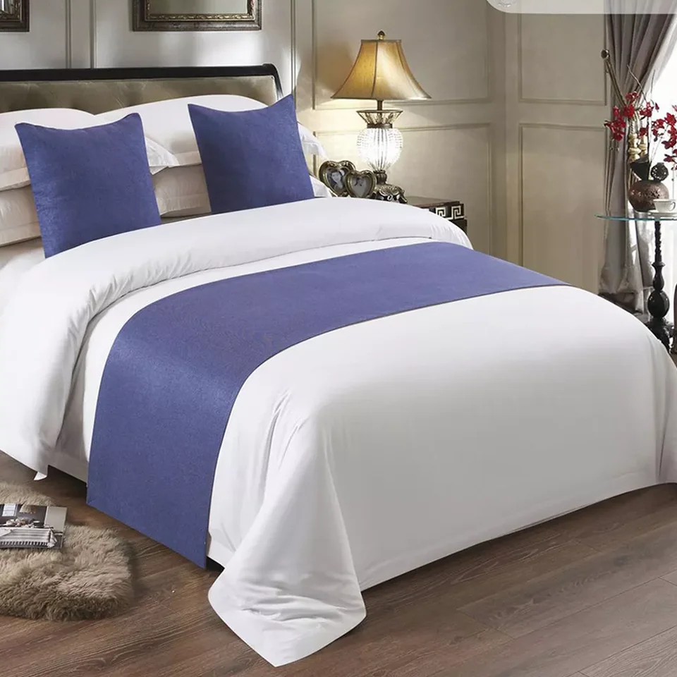 High Quality Comfortable Neat Breathable 100% Cotton Bed Sheets Hotel Bedding Set