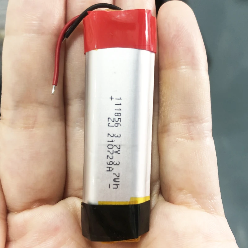 Custom 111856 1000mah 3.7v Lithium Polymer Battery Lithium Ion Cells Rechargeable Batteries Lipo Batteries
