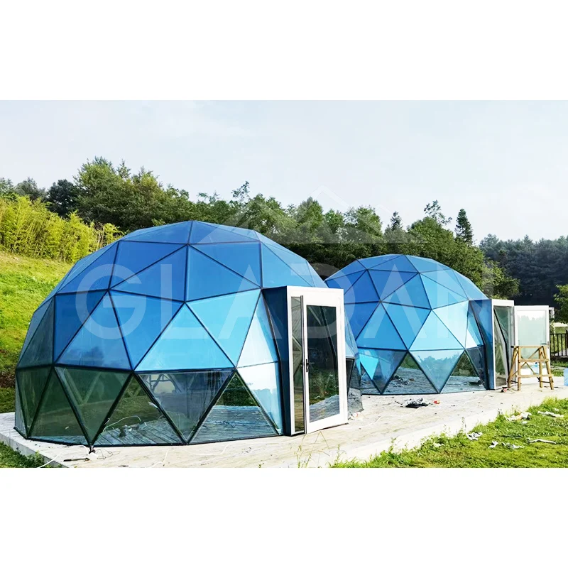 Outdoor Clear Glass Garden Dome House Restaurant Dome Igloo Tent For Event Party or Glamping Resort Hotel