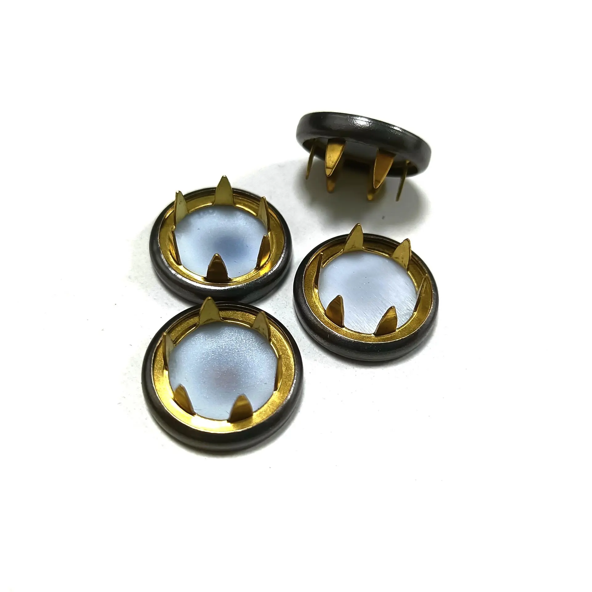 2023HLD factory custom brass prong snap button five claw button