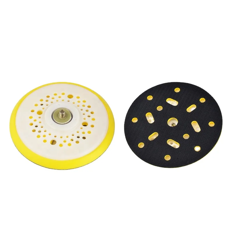 Hot sale 6inch 15holes M8 Screw Thread self-adhesive backing car polishing pads matching