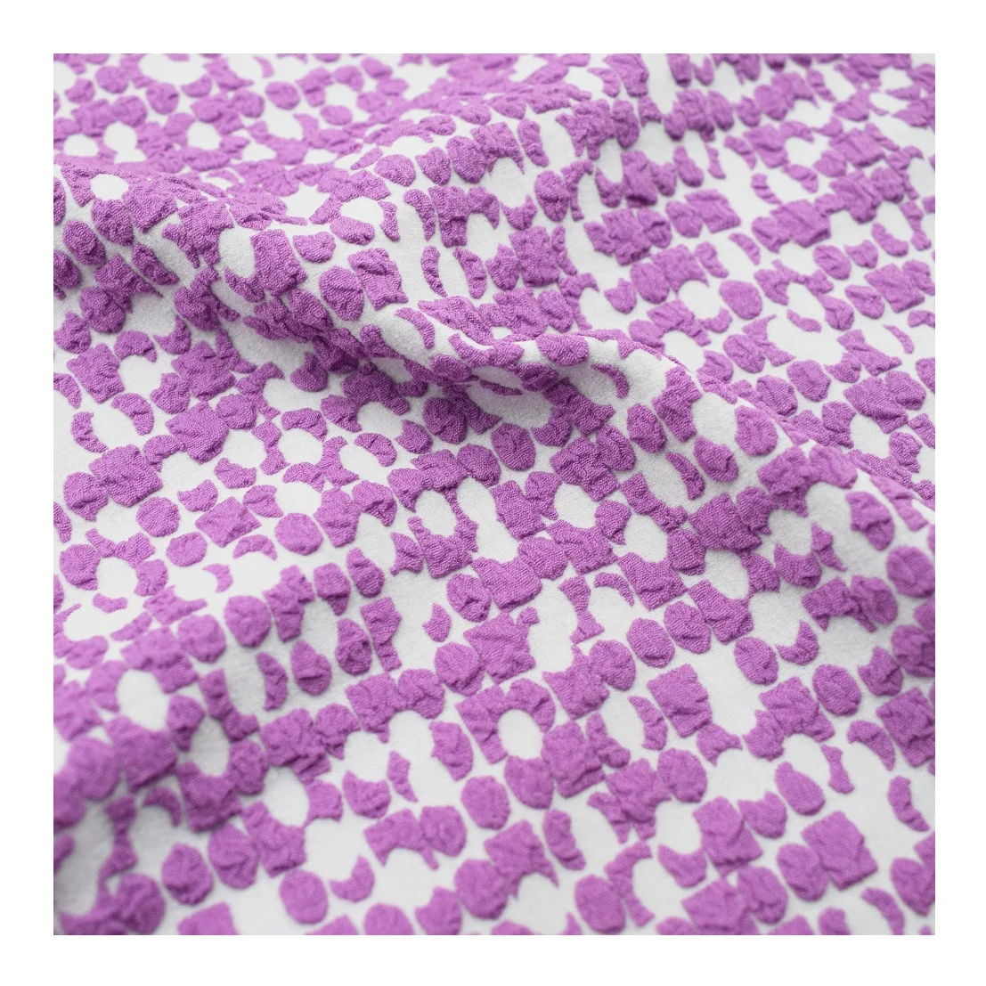 Popular Crinkle Woven Fabric elastane textile Jacquard Double Face Swimwear bikini fabric