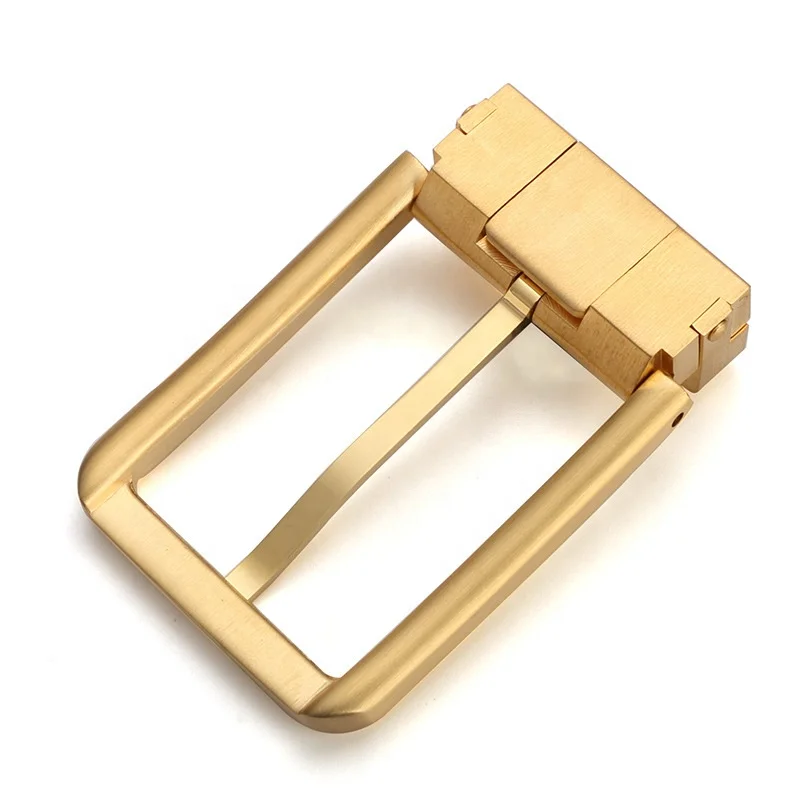 Wholesale Solid Brass Belt Buckle Prong Belt Buckle for Leather Belt with Holes