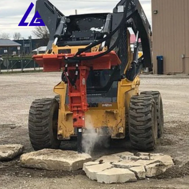 High-performance top type rock hammer Skid steer drop hammer in stable quality