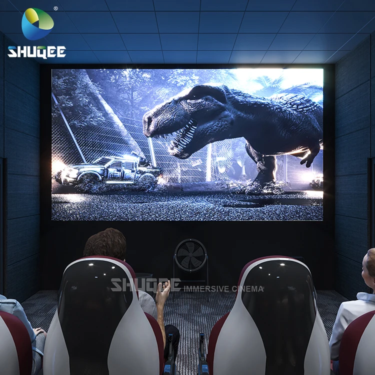 Exciting 5D Cinema Equipment, 5D Luxury Motion Seats With Vibration Effect In Mall