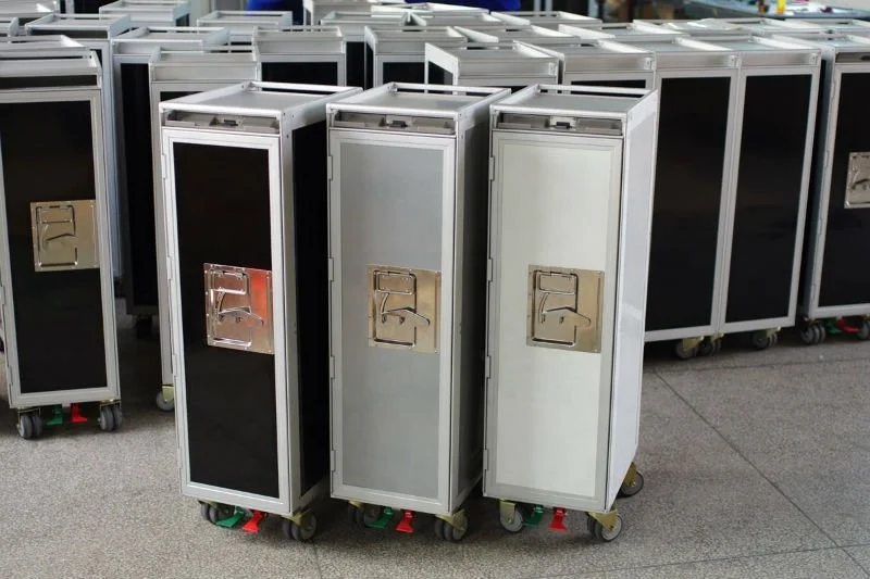 Half size aircraft airline meal food trolley cart tool carts