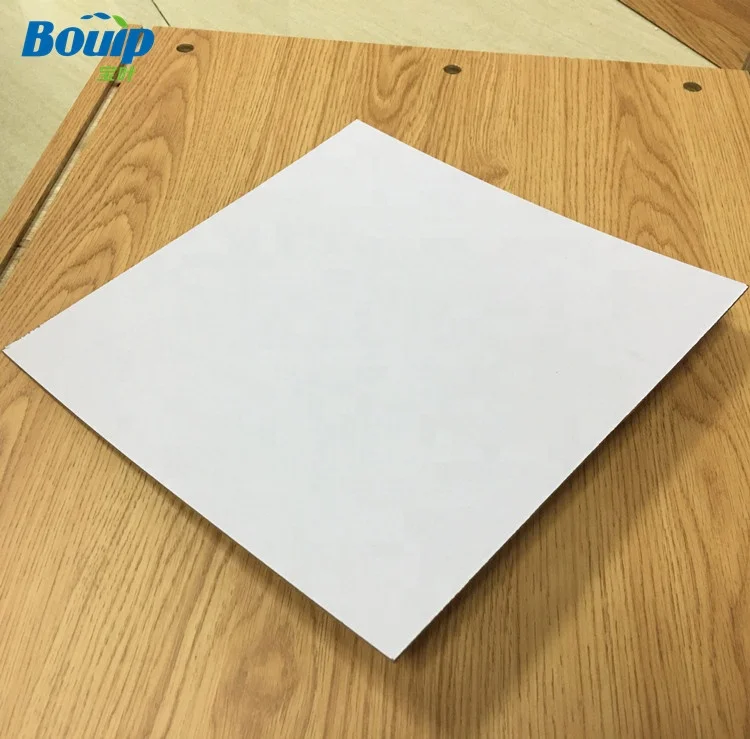 One Faced Thin Mdf Board 2mm White Melamine Mdf Board