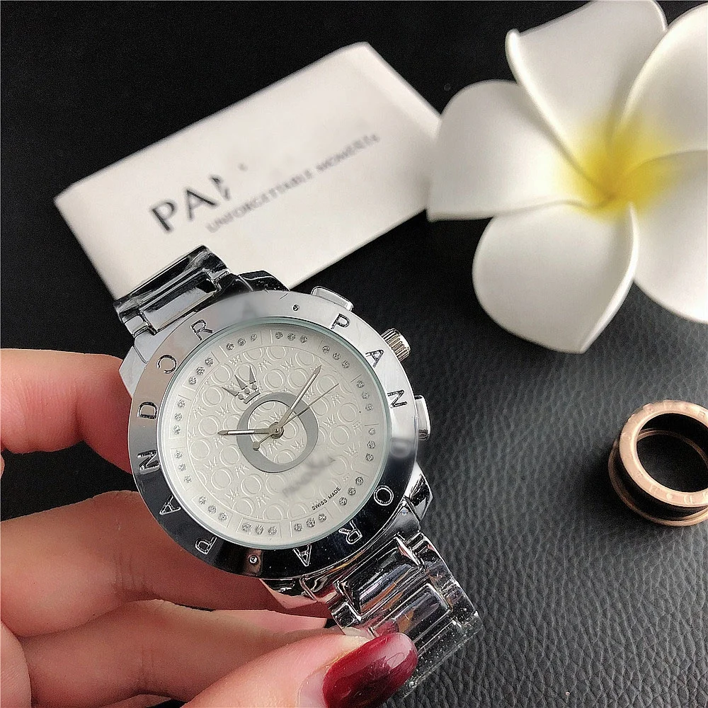 Fashion Large Dial Reloj Mujer Branded Luxury Pandor Female Ladies Quartz Watch for Women montre femme