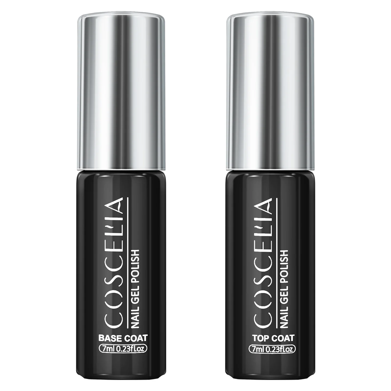 Base Coat Top Coat Gel Soak Off Custom Logo UV Nail Polish Wholesale Nail Supplier 7ml Clear Top Coat Gel Polish Non Yellow