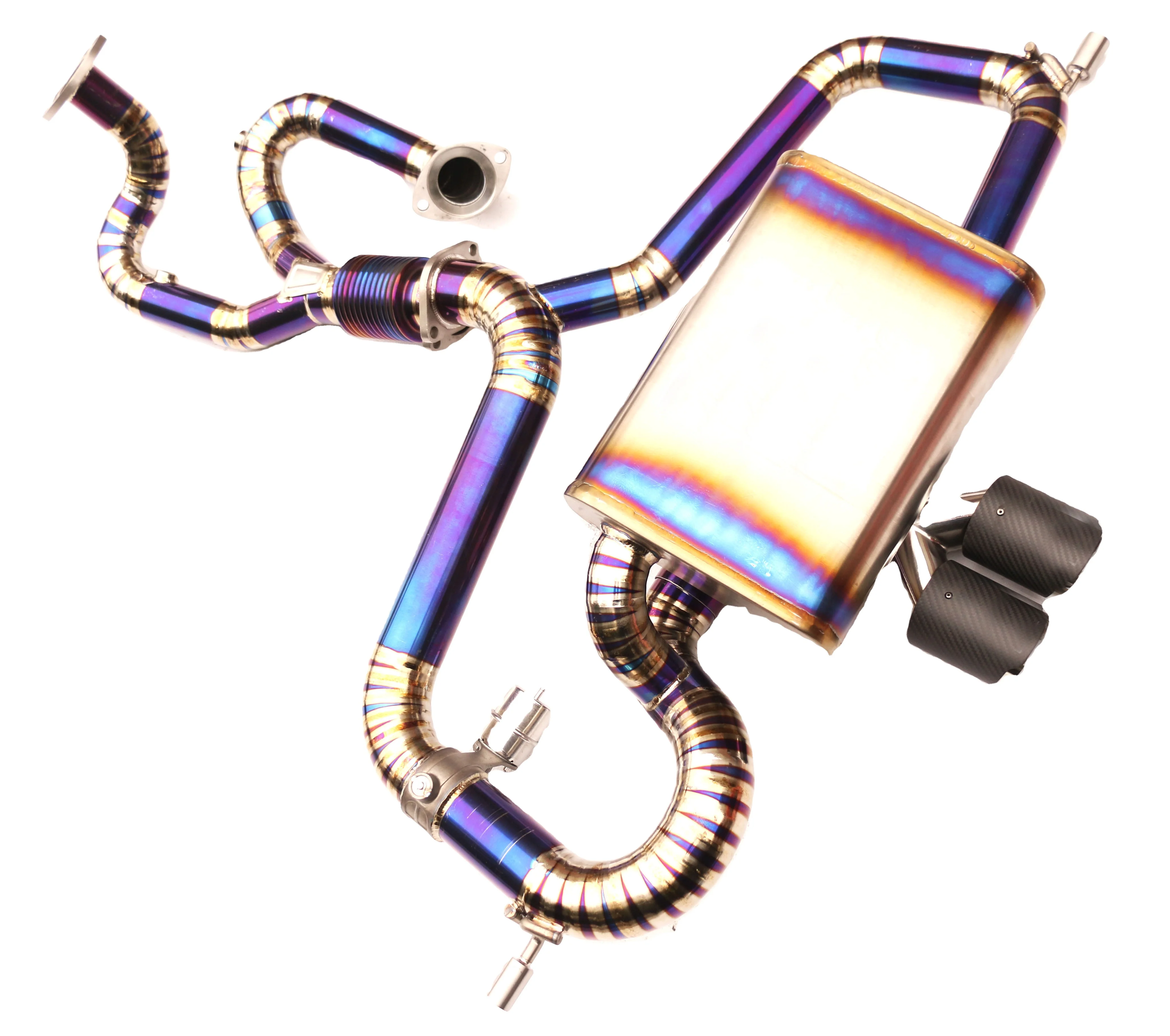 Титановый сплав Exige выхлопной трубы Производительность коллектор валца и выхлопная система для лотоса