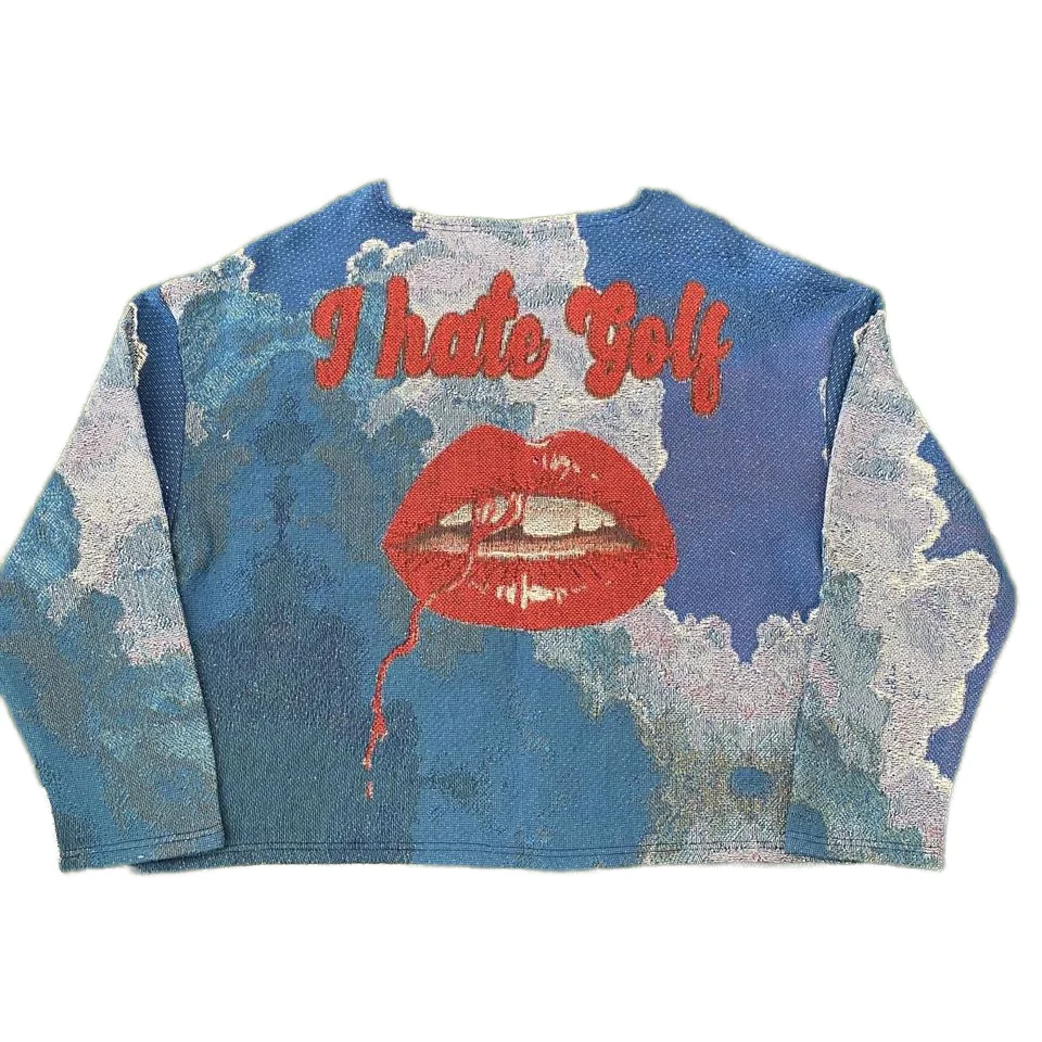 Hot sale custom tapestry crew necks all plus sizes  tapestry shirt  tapestry hoodies