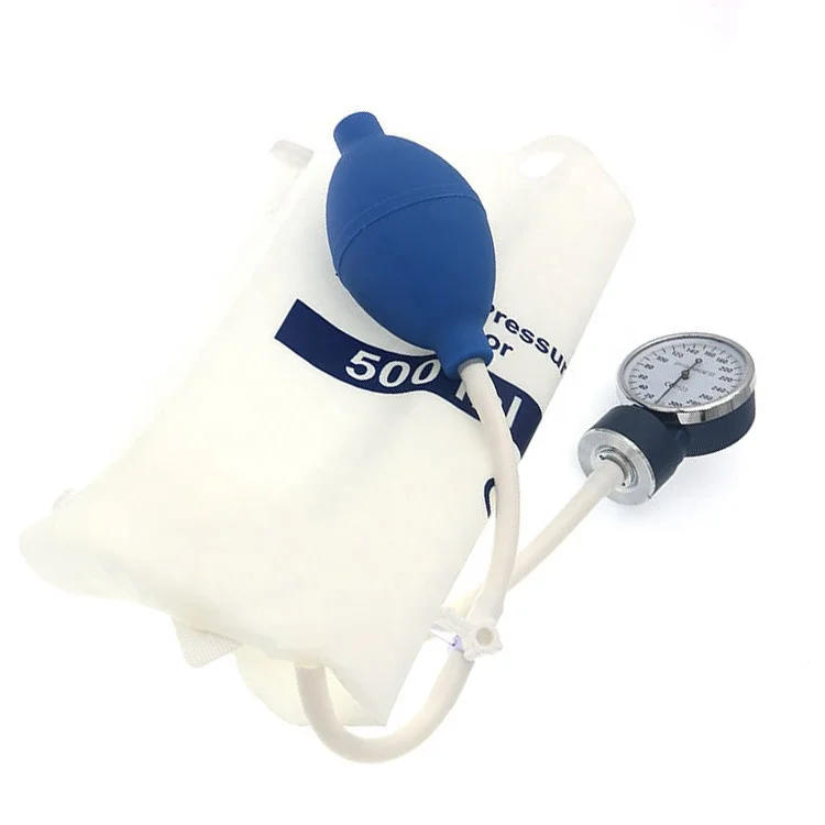 Medical Reusable Tpu Coated Nylon High Pressure Infusion Bags 500Ml 1000Ml 3000Ml