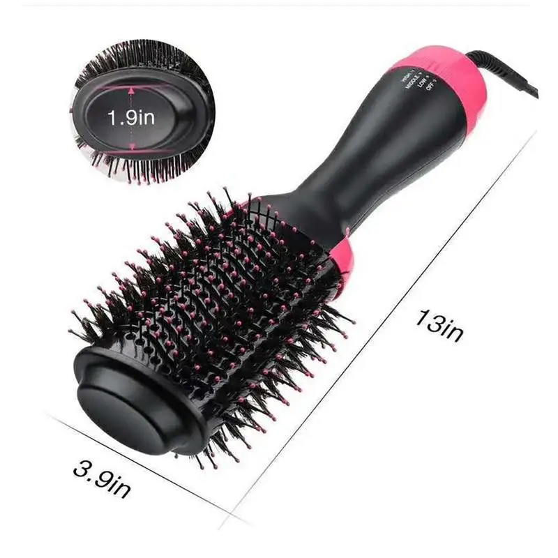 1000w Hot Air Blow Dryer Brush with comb Professional Straightener Comb Electric Blow Dryer for hair styling and drying