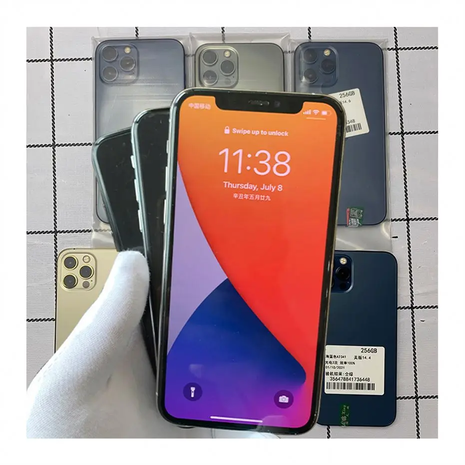 Direct Supplier Second Hand For Iphone X Xr Xs 11 12 Pro Max 5G Mobile Original Used Smartphone For Iphone 11 Pro Global Version