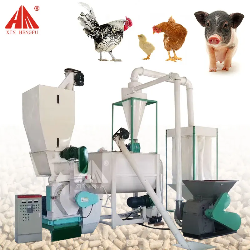 China xinhengfu 29 years factory produce good animal feed pellet production line
