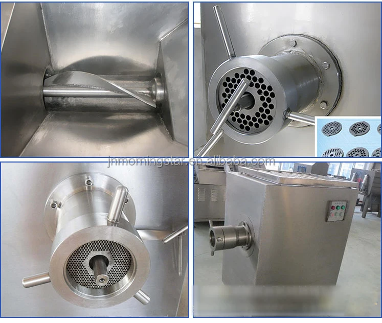 Automatic 304 stainless steel commercial chopper electric mincer power frozen meat grinder crushing crusher machine