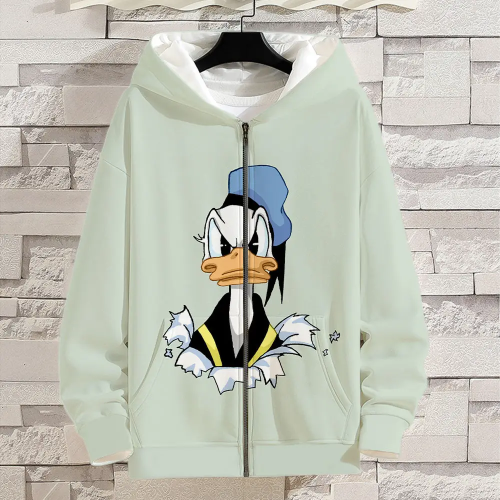YHH-206Funny Donald Duck Hoodies For Women Men Boy Girl Hoodies Spring Anime Clothes Kids Fashion Print Coat Male Sweatshirt