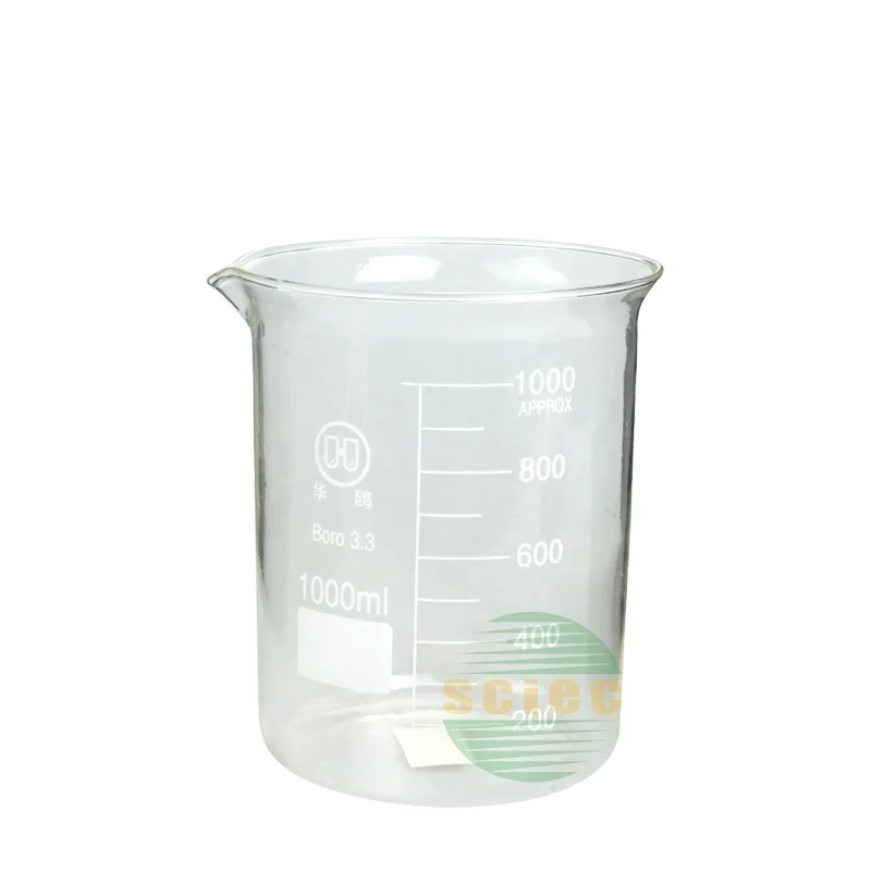 Заводская продукция термостойкий стеклянный стакан для лаборатории 50 мл 100 250 500