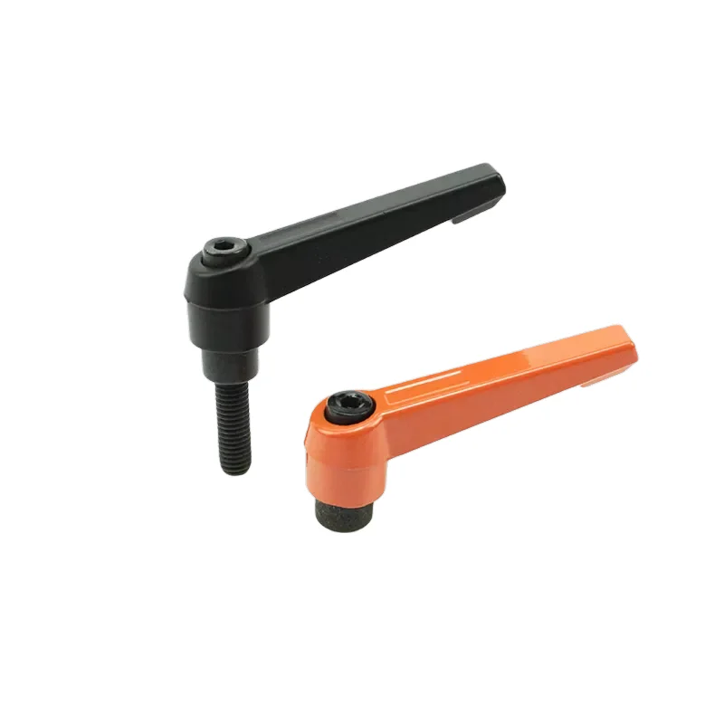 JIASI Supply Aluminum Alloy Threaded Stud Quick Release Clamping Lever Adjustable Handle