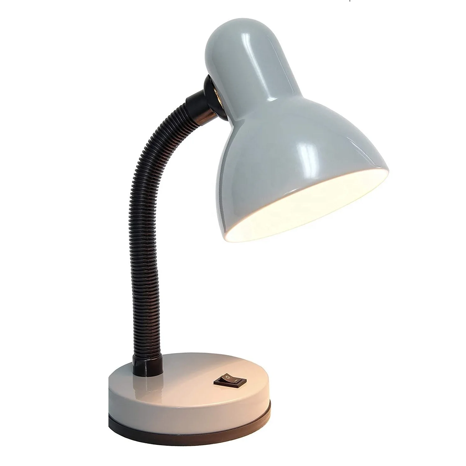 Asian Switch Control black Simple Designs Plastic Basic AC 110V Metal Bedroom Decorative Flexible Hose Neck Desk Lamp