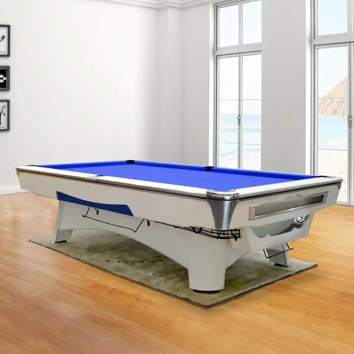 China Factory Direct Hot Sale 9ft Slate Super Flat Snooker/Billiard Table with Automatic Ball Return for Clubs or Bars Price!