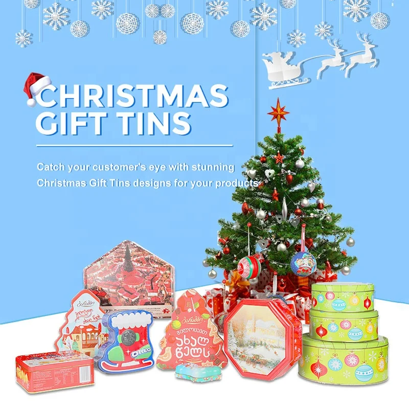 Different Colors Recyclable with Custom Logo Bee Shaped Ladybug Shaped Cookie Tin Containers with PVC Window Lid for Chocolate