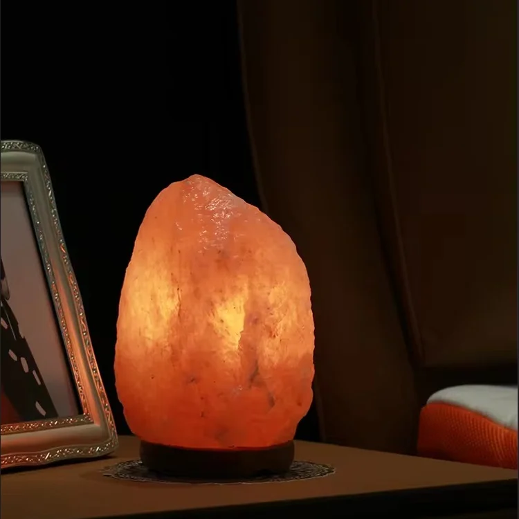 Crystal Pink Natural Handicraft Dimmer Switch Rock Original Pink Himalayan Rock Salt Lamp