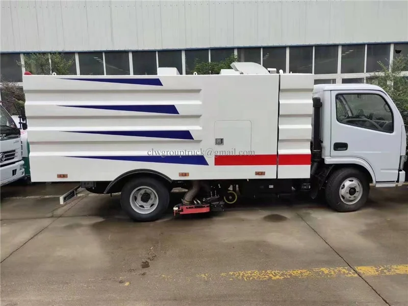 Dongfeng 4x2 Water Cleaning Street Vacuum Airport Runway Sweeper Truck Sale