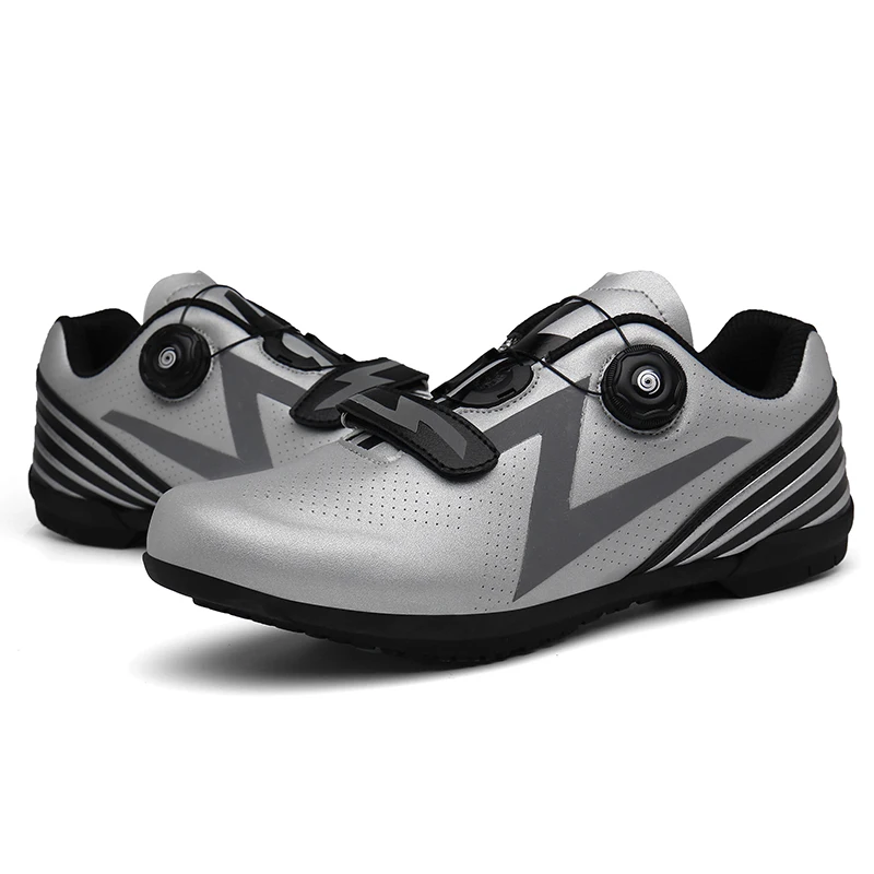 
Bike Shoe Rotary Buckle R5 Road Cycling Bicycle Shoe Carbon Reinforced Microfiber Endurance 36-46 