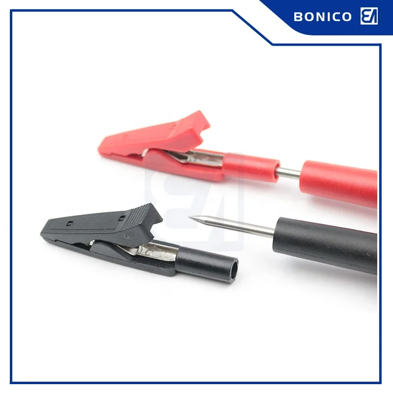 10A 41.5MM PA Nickel Plated Brass Nylon 2mm Hole For Connection Alligator Clip