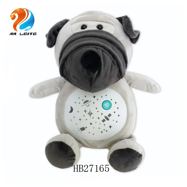 Popular  Baby  Animal Soft  Lighting  Projection Stuffed  Sleeping Toy Musical Soft Stuff Plush Toys Plush Toy