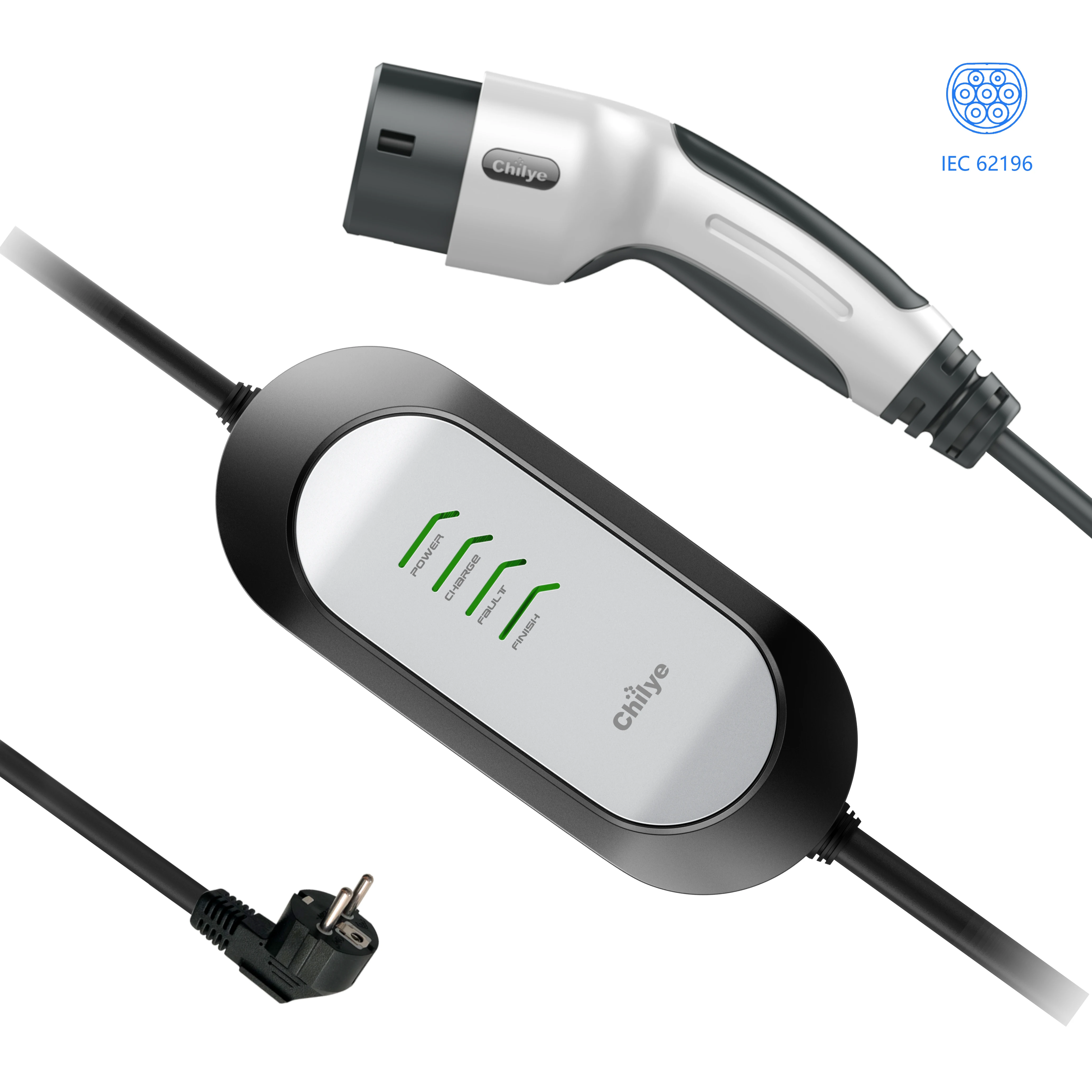 
3.5kw Mode 2 Portable Electric Vehicle Charging cable charger EV type2 