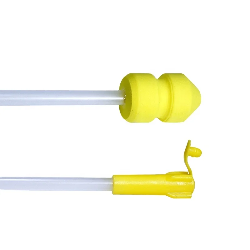 Plastic Pig Semen Vas Deferens Disposable Sow Semen Catheter Artificial Insemination Sponge Catheter With End Plug