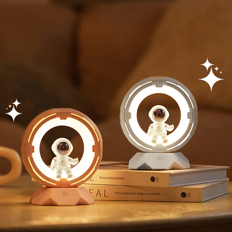 IMYCOO New Arrivals Rechargeable Modern Astronaut Night Lamp Hot Sale Home Room Table Decor Led Night Light For Bedroom Office